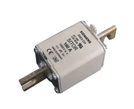 Fusibile NH, Siemens, 160A, fusibile NH1, standard IEC 60269-4-1, fori di fissaggio da 110mm, cat. aR 1kV