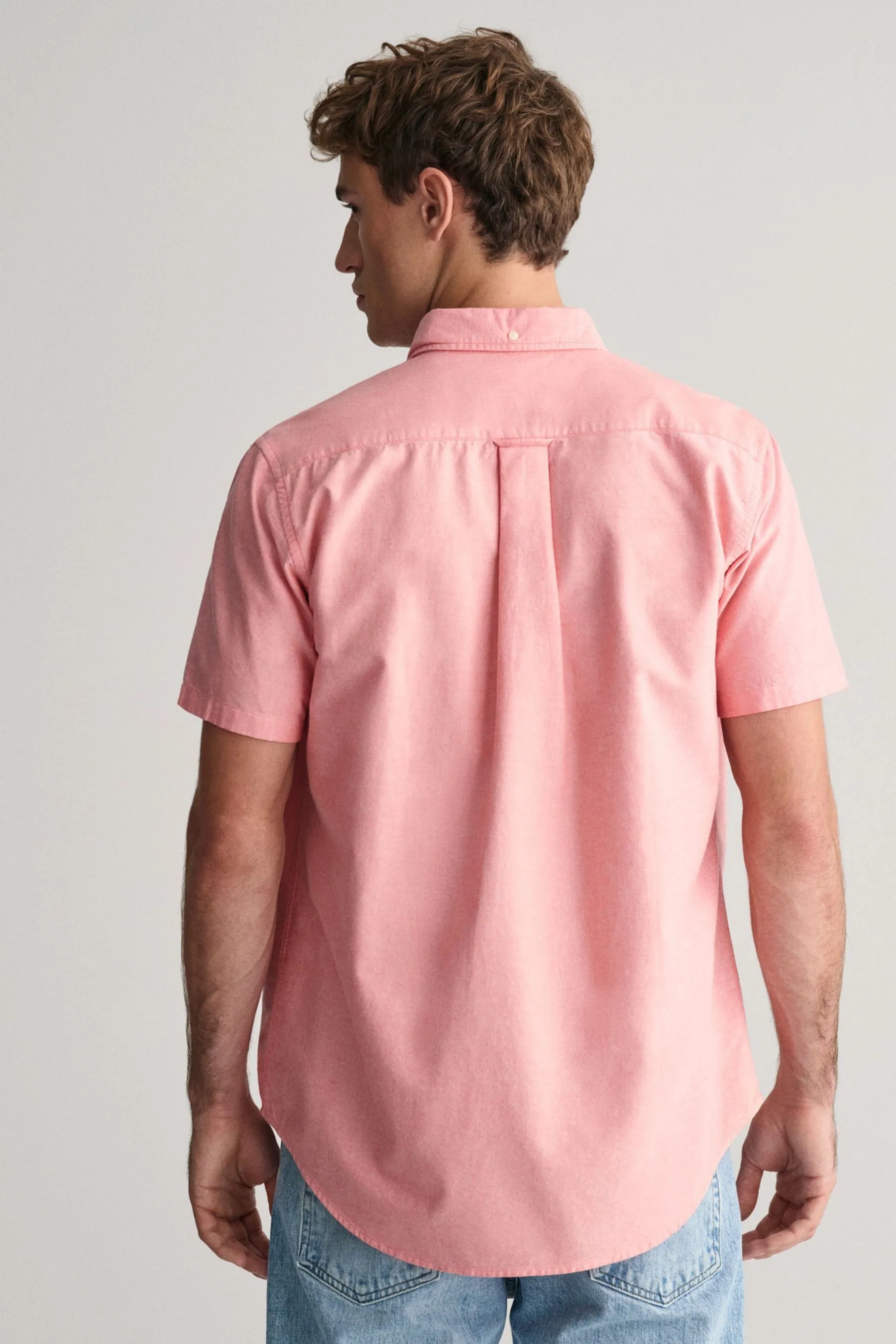 GANT regular  - Camicia con Oxford Manica corta vestibilità classica