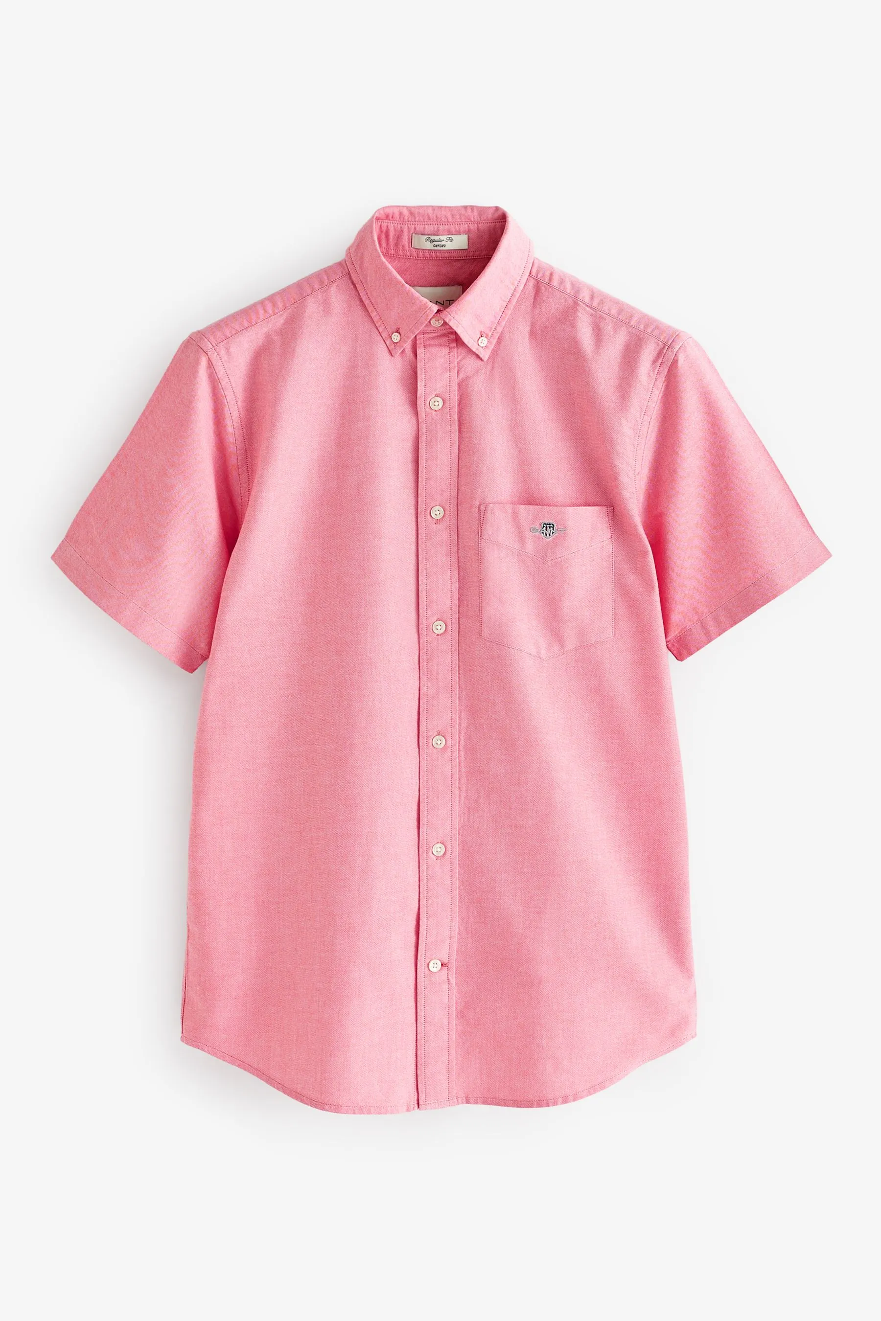 GANT regular  - Camicia con Oxford Manica corta vestibilità classica