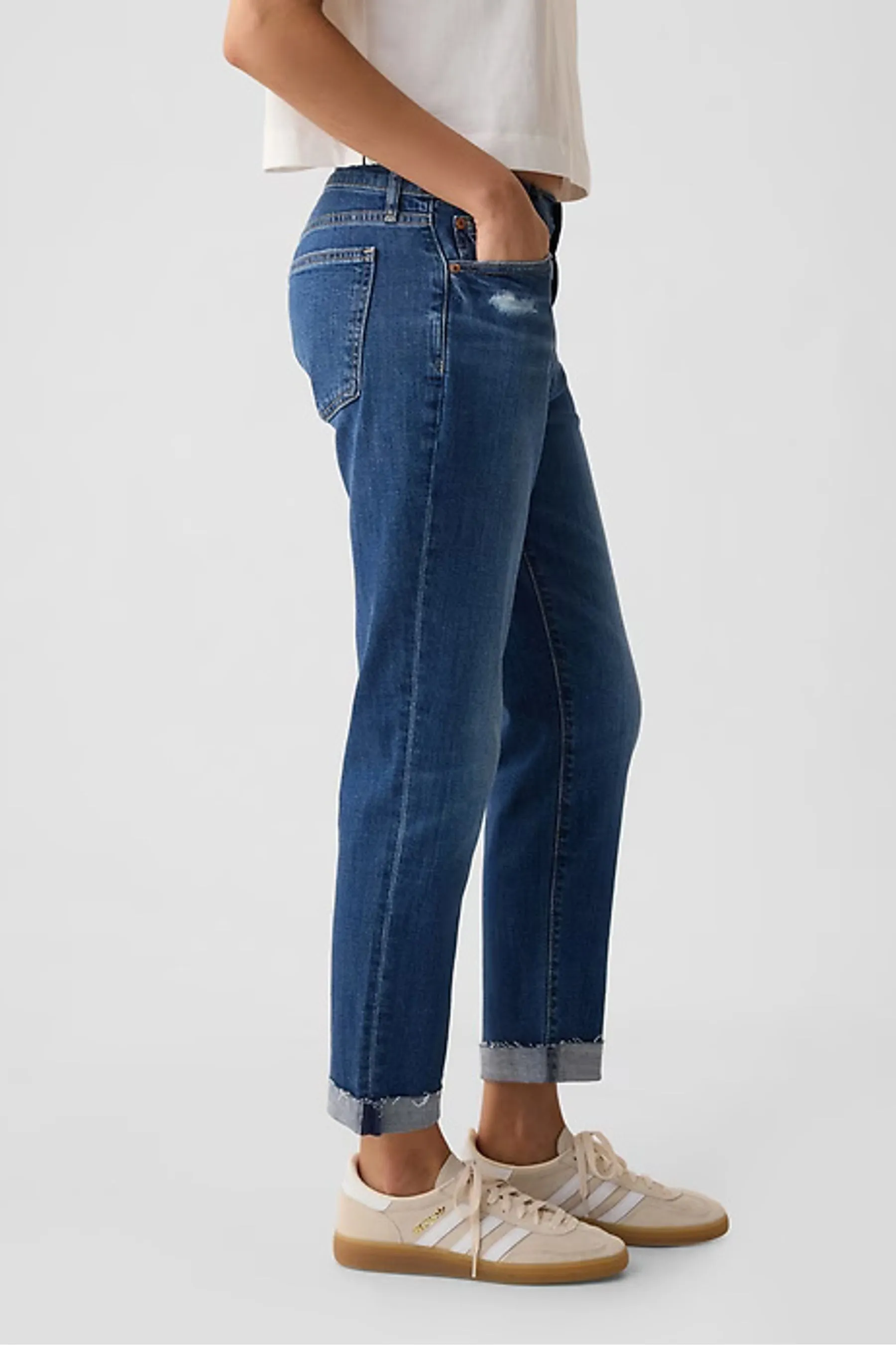 Gap - girlfriend Jeans a vita medio alta
