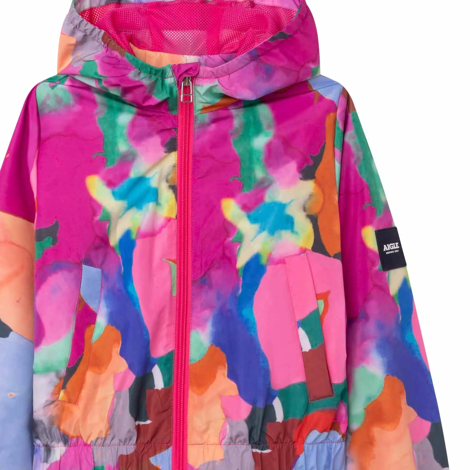 Giacca A Vento Multicolor Bambina E Teen