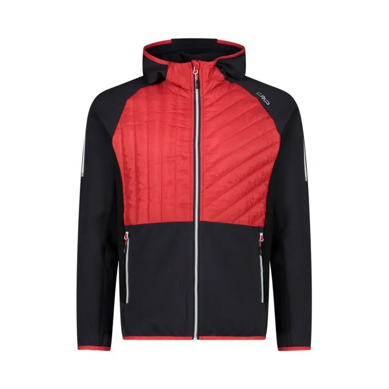 Giacca CMP Uomo Giacca Hybrid Fix Hood (Antracite) Uomo