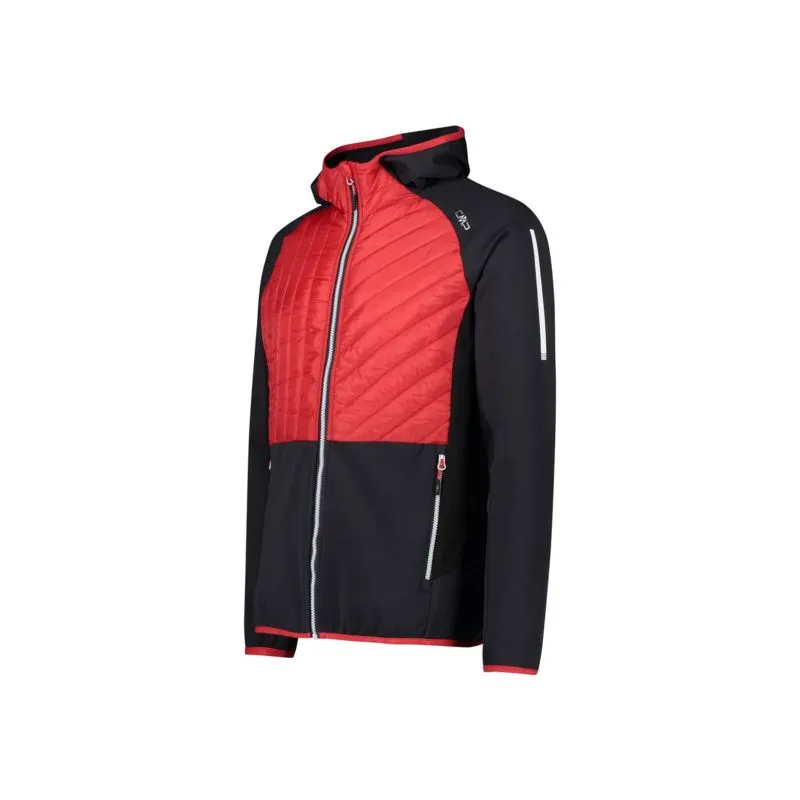 Giacca CMP Uomo Giacca Hybrid Fix Hood (Antracite) Uomo