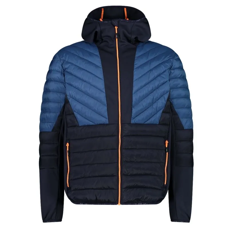 Giacca CMP Uomo Giacca ibrida Fix Hood (Bluestone) Uomo