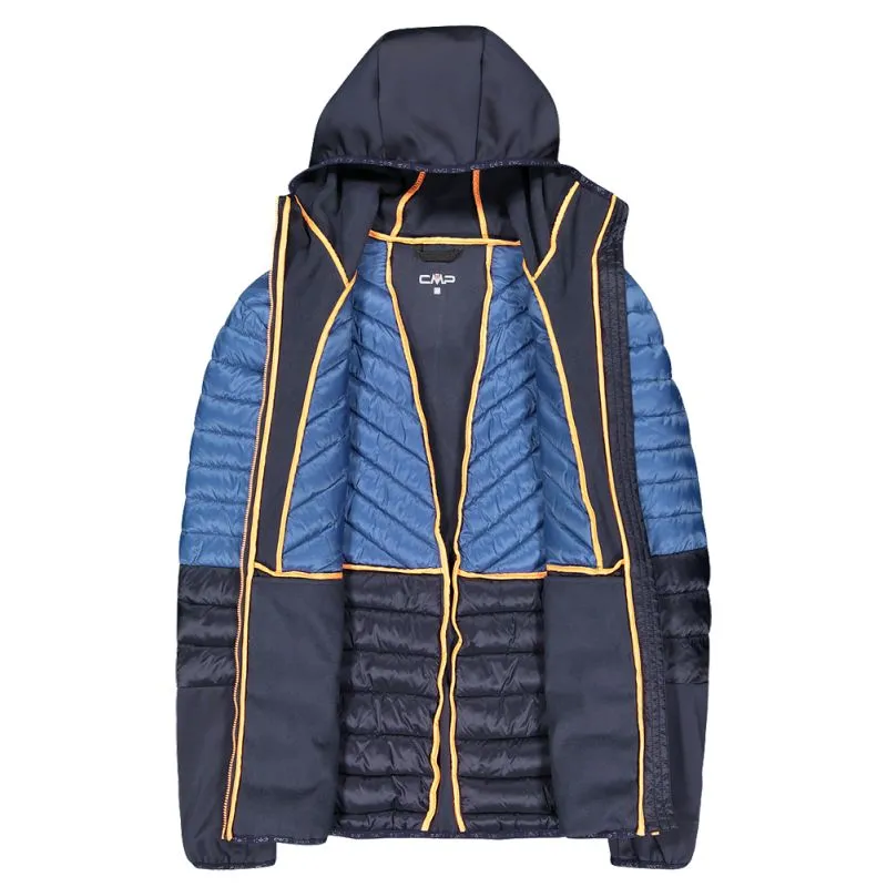 Giacca CMP Uomo Giacca ibrida Fix Hood (Bluestone) Uomo