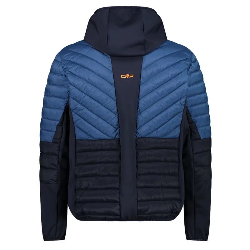 Giacca CMP Uomo Giacca ibrida Fix Hood (Bluestone) Uomo