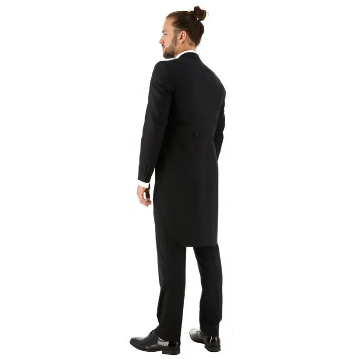 Giacca costume con gonna in lana vergine Henk ter Horst Nero