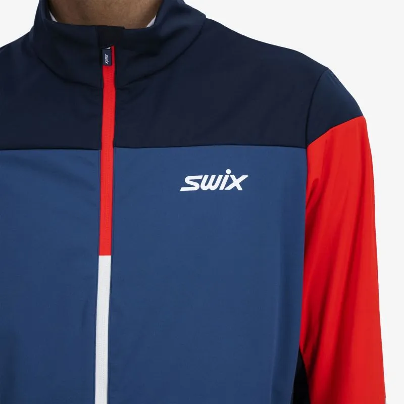 Giacca Cross Country SWIX Giacca Cross (Lake Blue) Uomo