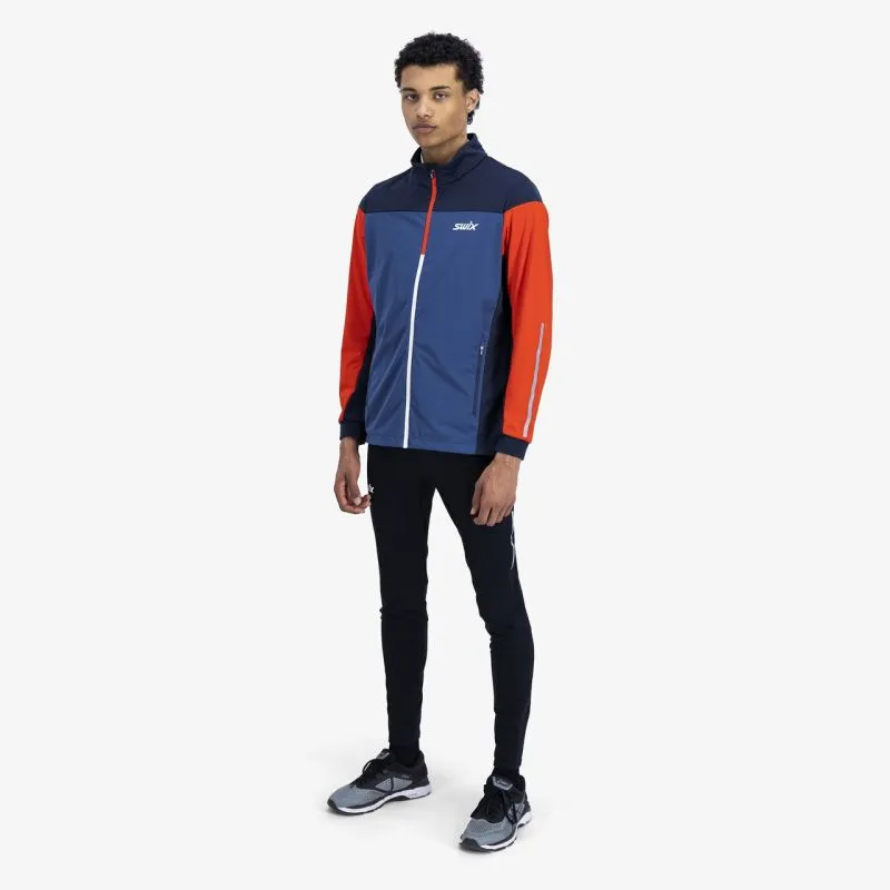 Giacca Cross Country SWIX Giacca Cross (Lake Blue) Uomo