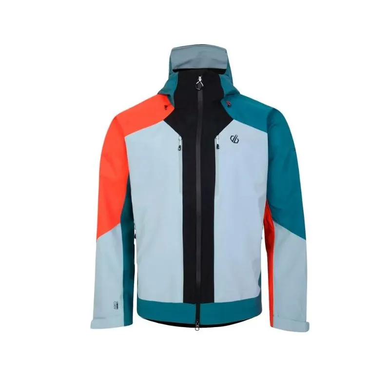 Giacca impermeabile Dare2B Giacca Cornice (Trail Blaze/Slate) uomo