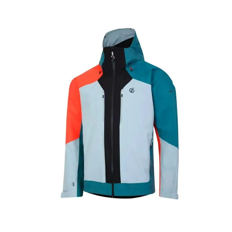 Giacca impermeabile Dare2B Giacca Cornice (Trail Blaze/Slate) uomo