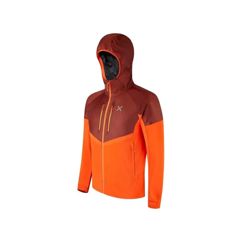 Giacca MONTURA GIACCA IBRIDA SPITZE (ARANCIO BRILLANTE/TOBACCO) uomo