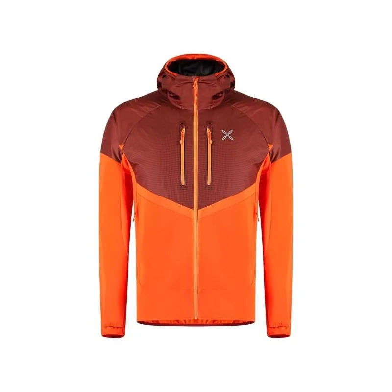 Giacca MONTURA GIACCA IBRIDA SPITZE (ARANCIO BRILLANTE/TOBACCO) uomo