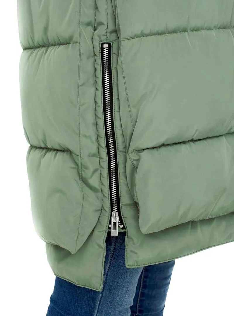 Giacca Only New Nora Long Verde per Donna