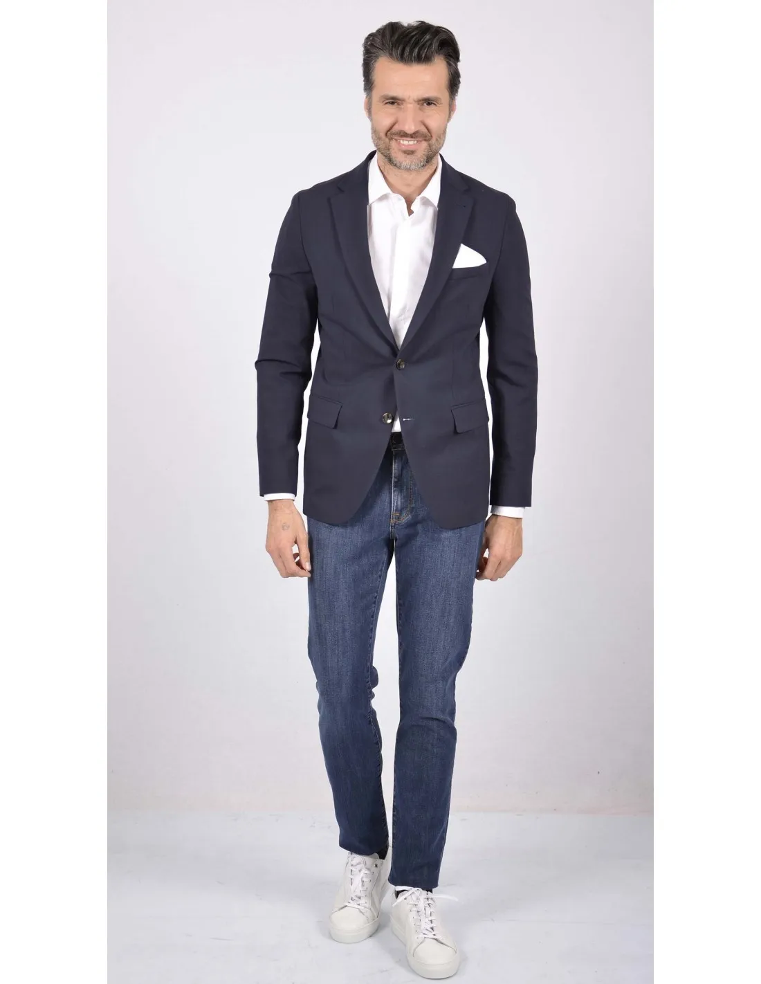Giacca Sfoderata Blazer BLu P/E DG