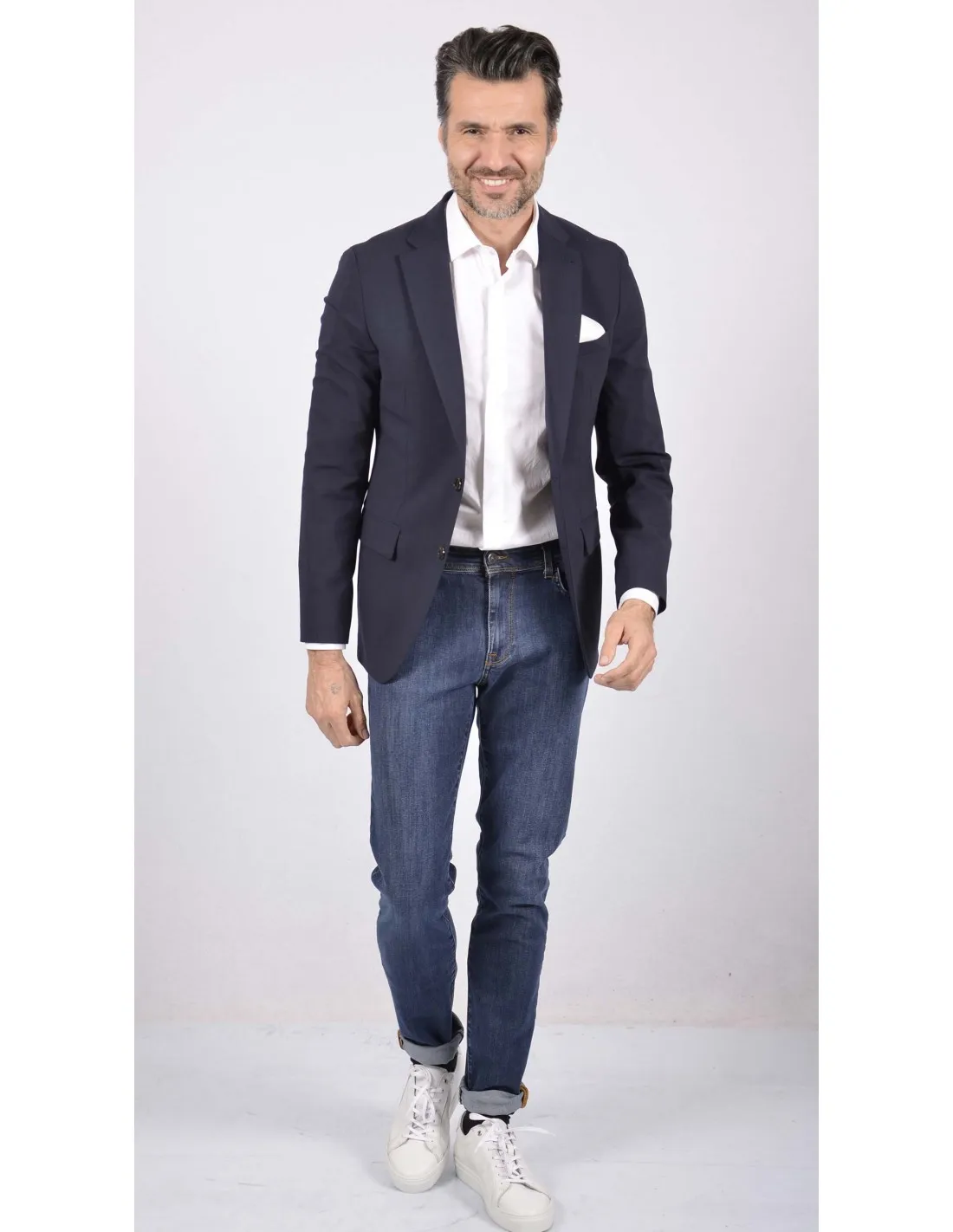 Giacca Sfoderata Blazer BLu P/E DG