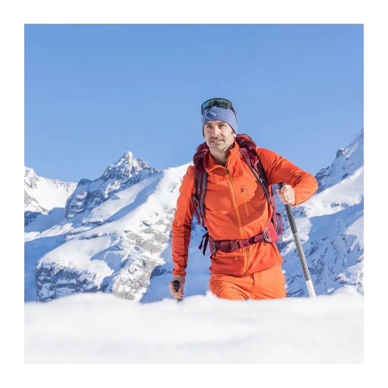 Giacca Softshell AYAQ Giacca antivento Shandar (Orange Sunrise) Uomo