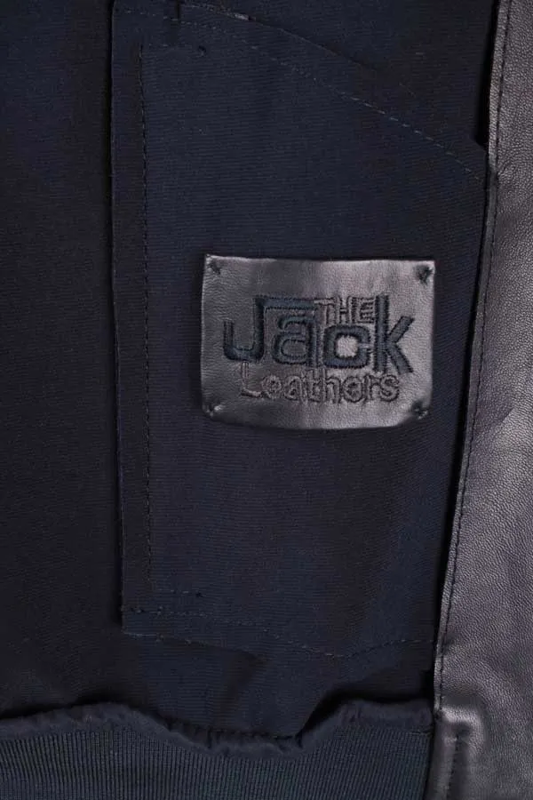 Giubbino pelle Uomo The Jack Blue