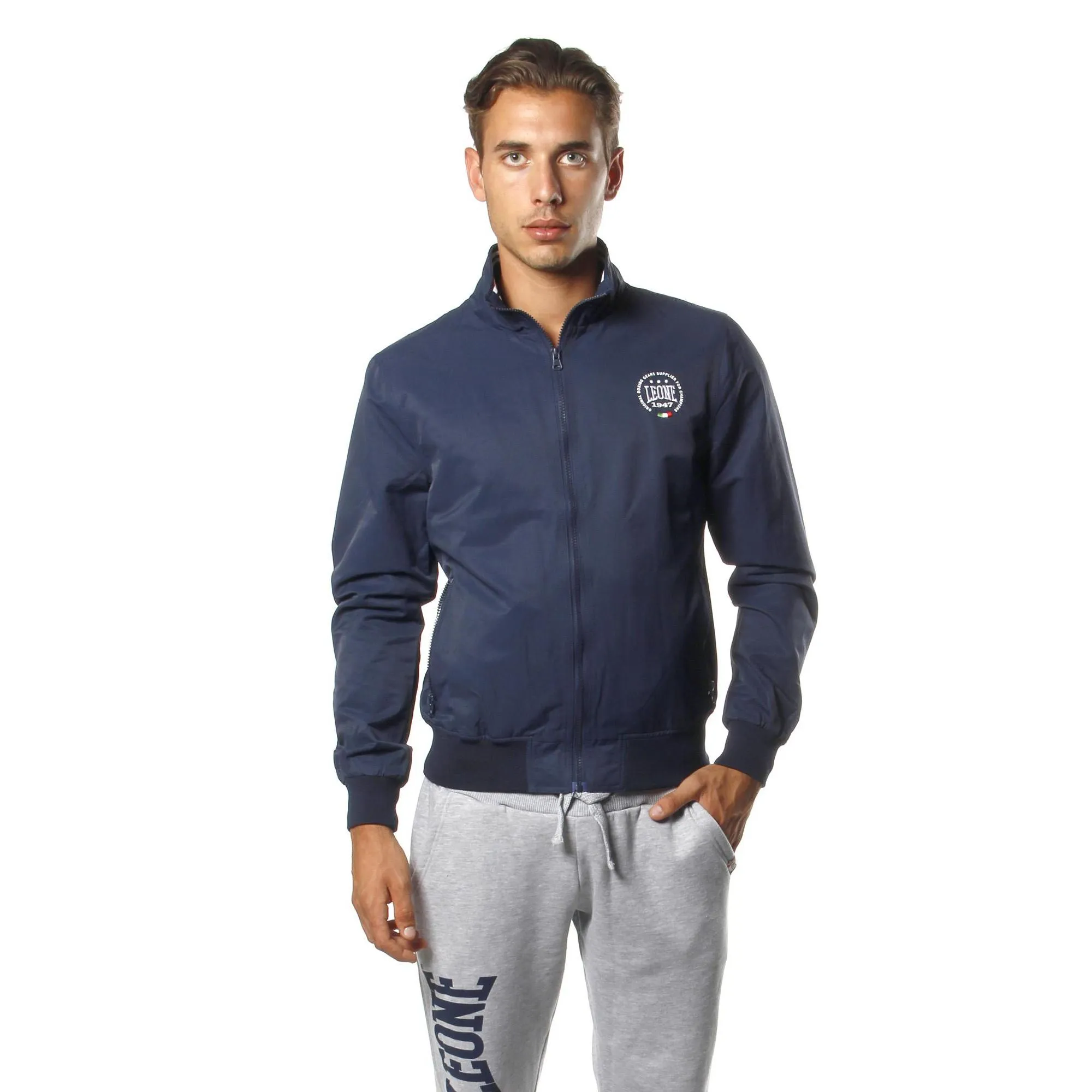 Giubbotto da uomo con collo in piedi Leone 1947 Apparel