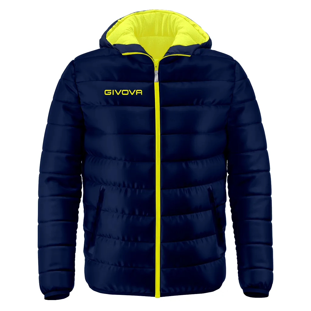 Giubbotto Givova 100Gr colore Blu/GialloFluo