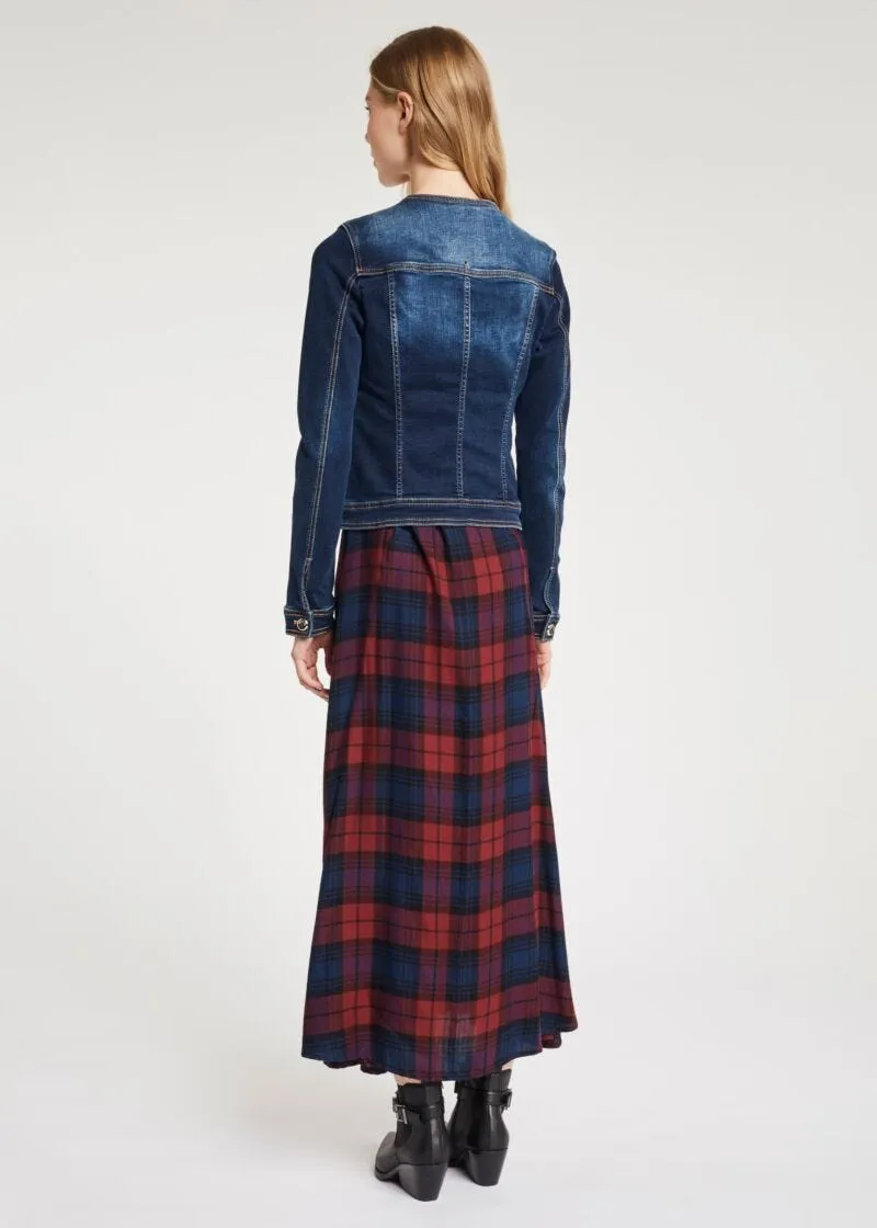 Giubbotto in denim scuro
