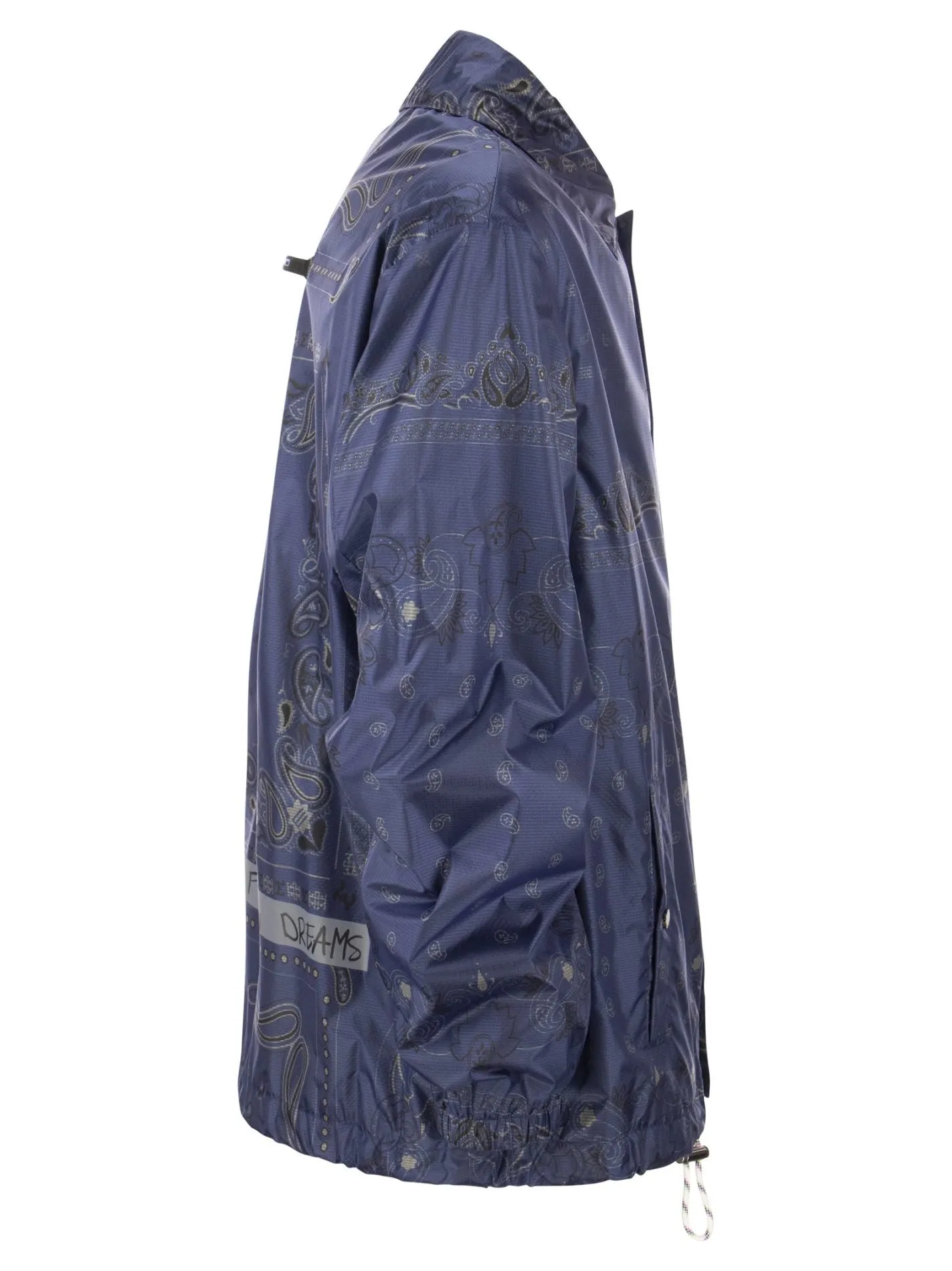 Giubbotto in Nylon con motivi Paisley Bandana