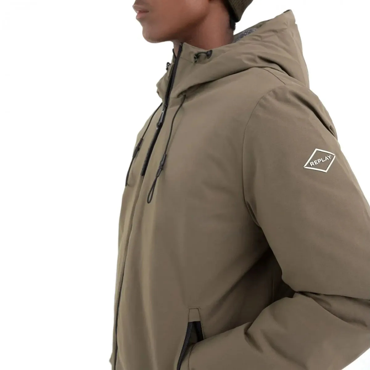 Giubbotto Relaxed Fit Dark Olive