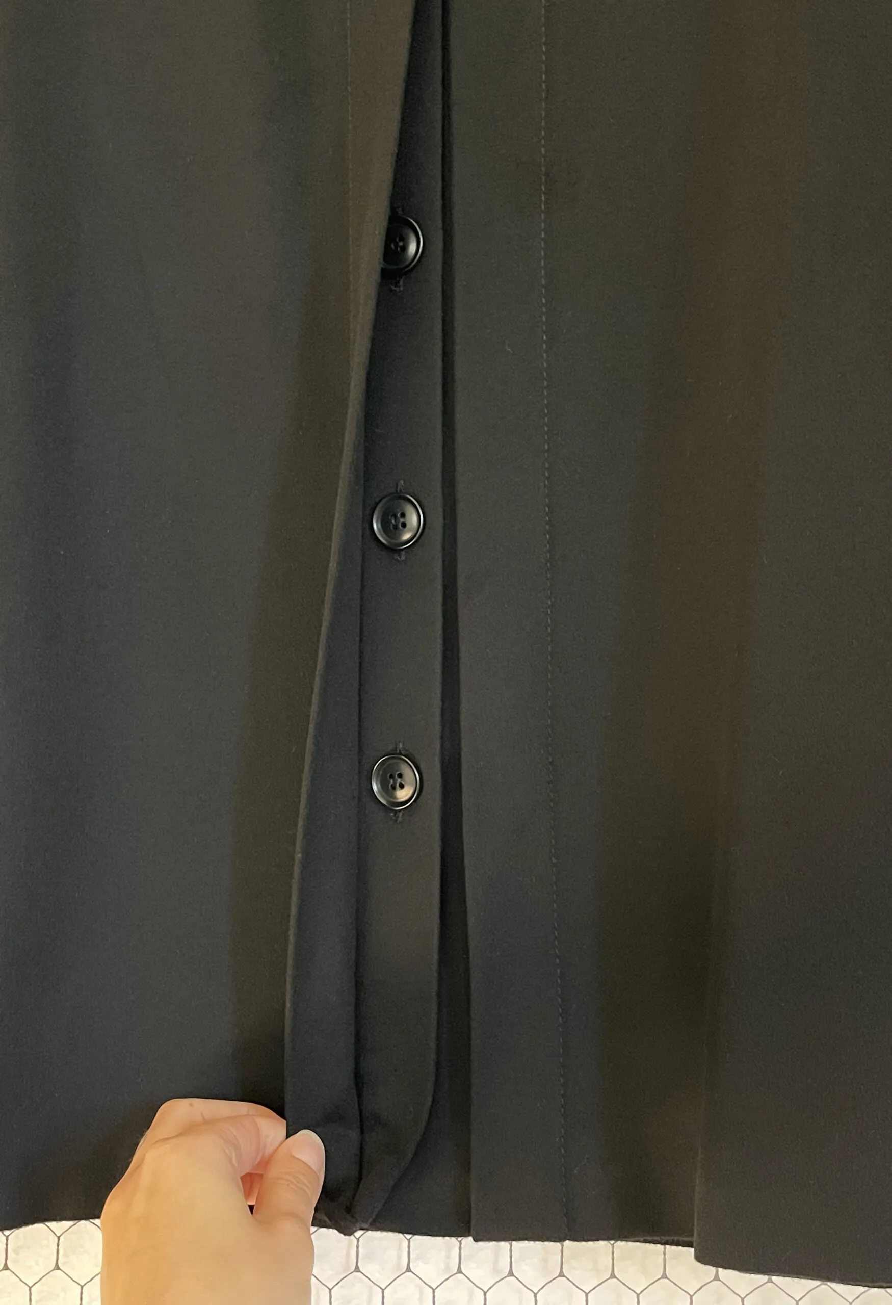 Gonna svasata in pura lana nera MaxMara vintage