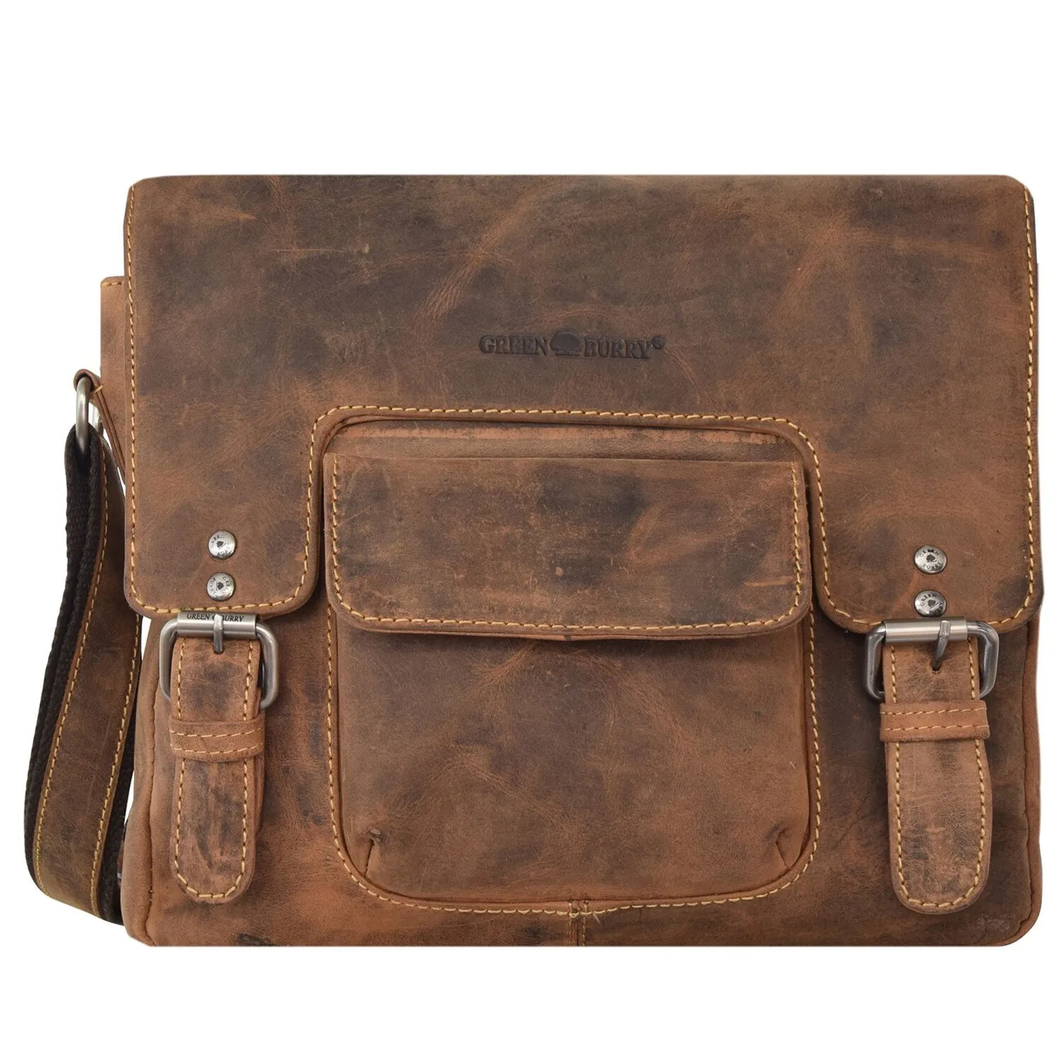 Greenburry Vintage Revival Vol. 1 Borsa a tracolla in pelle 28 cm