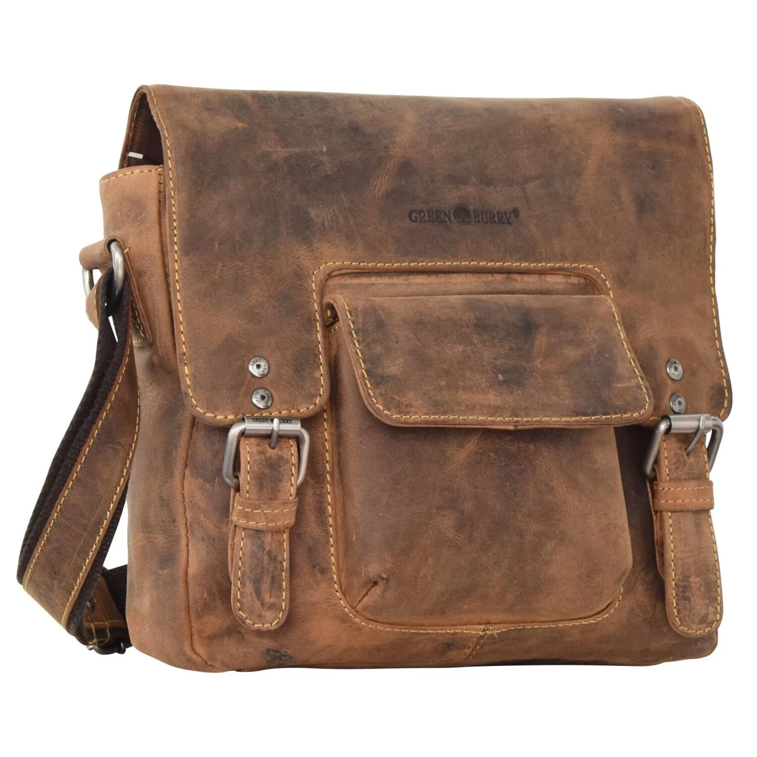 Greenburry Vintage Revival Vol. 1 Borsa a tracolla in pelle 28 cm