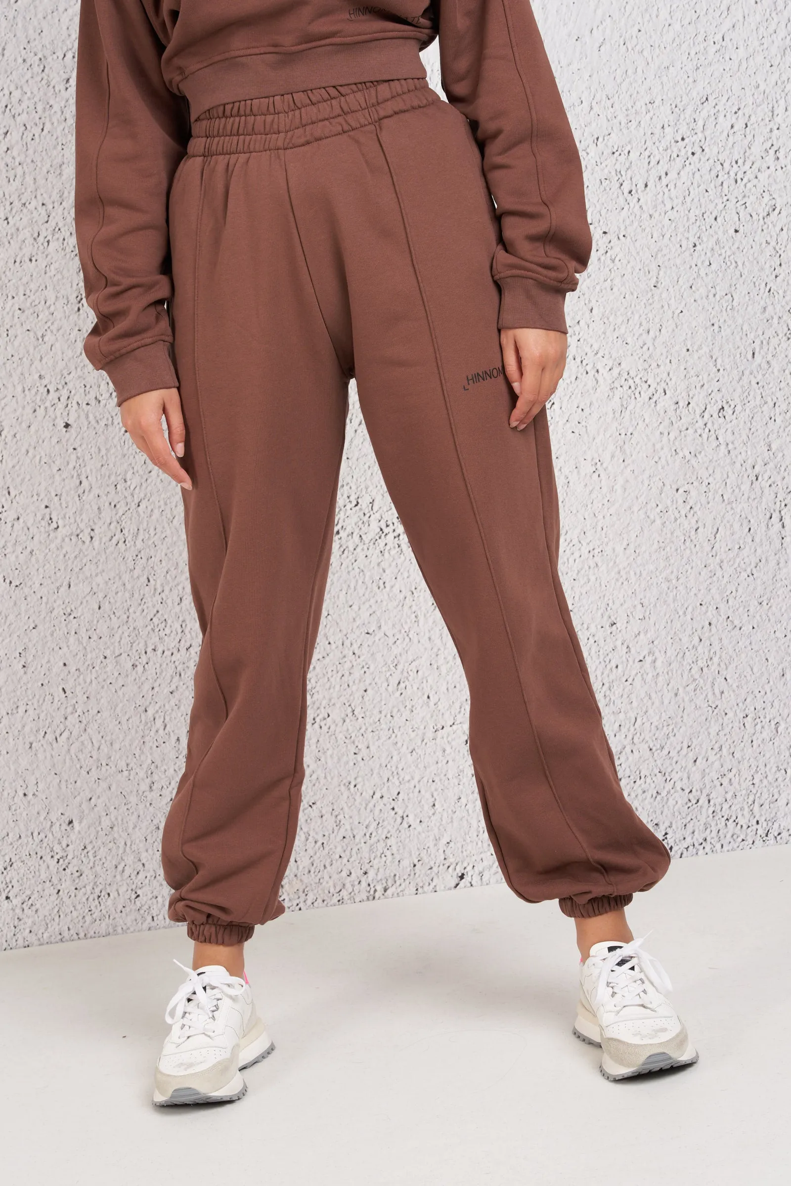 Hinnominate Pantaloni Felpa Marrone Donna
