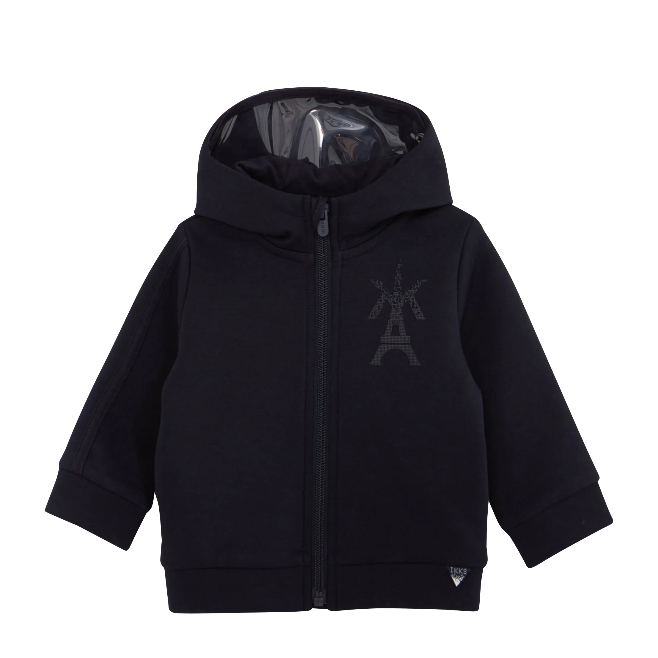 IKKS JUNIOR   Felpa ampia con visiera rimovibile | Blu