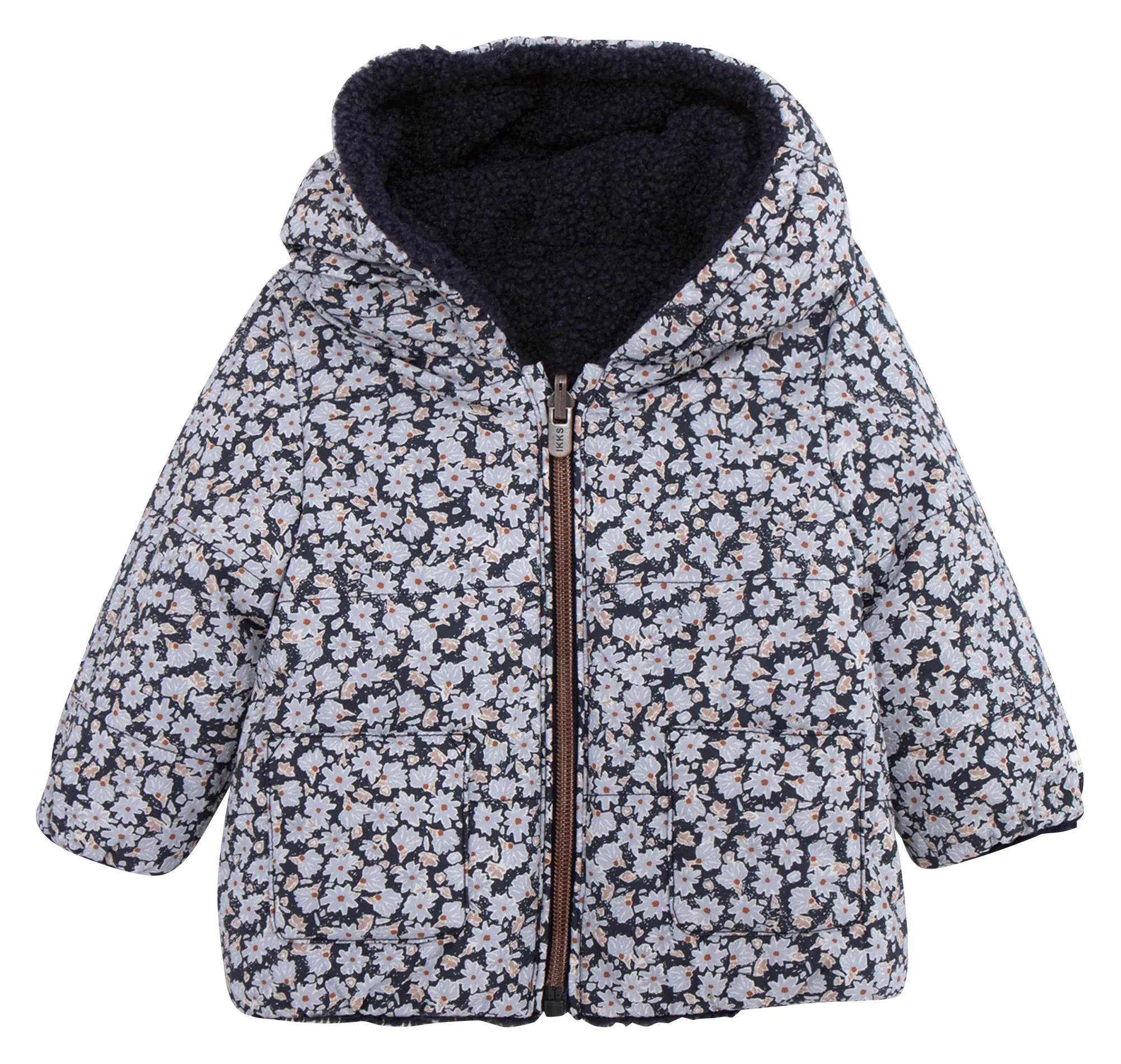  IKKS JUNIOR   Piumino corto double face | Blu
