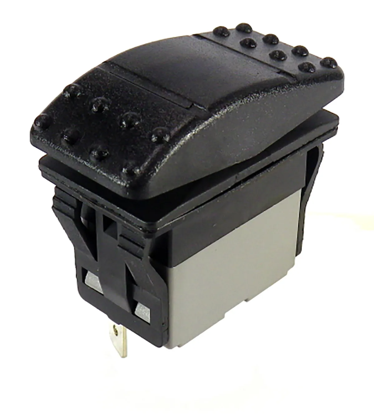 Interruttore a bilanciere RS PRO, DPDT, Momentaneo, , Nero