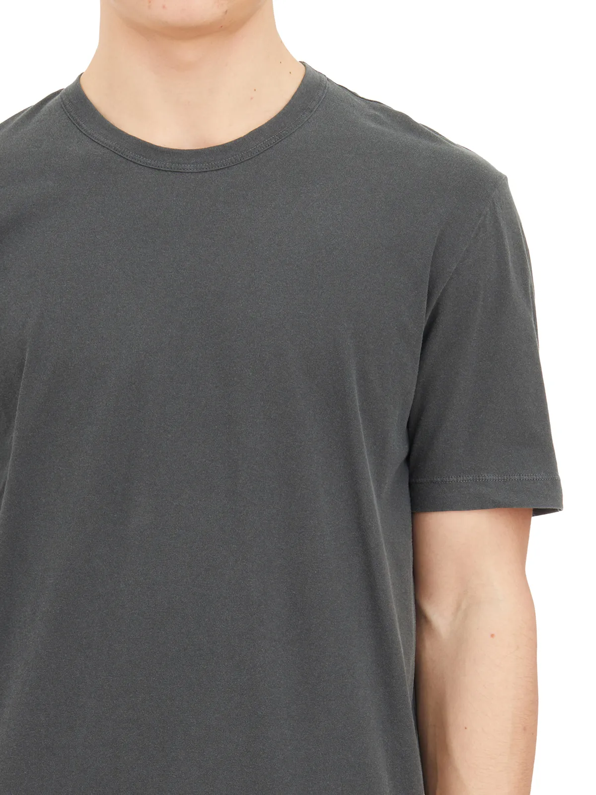 JAMES PERSE  T-SHIRT GIROCOLLO IN COTONE 