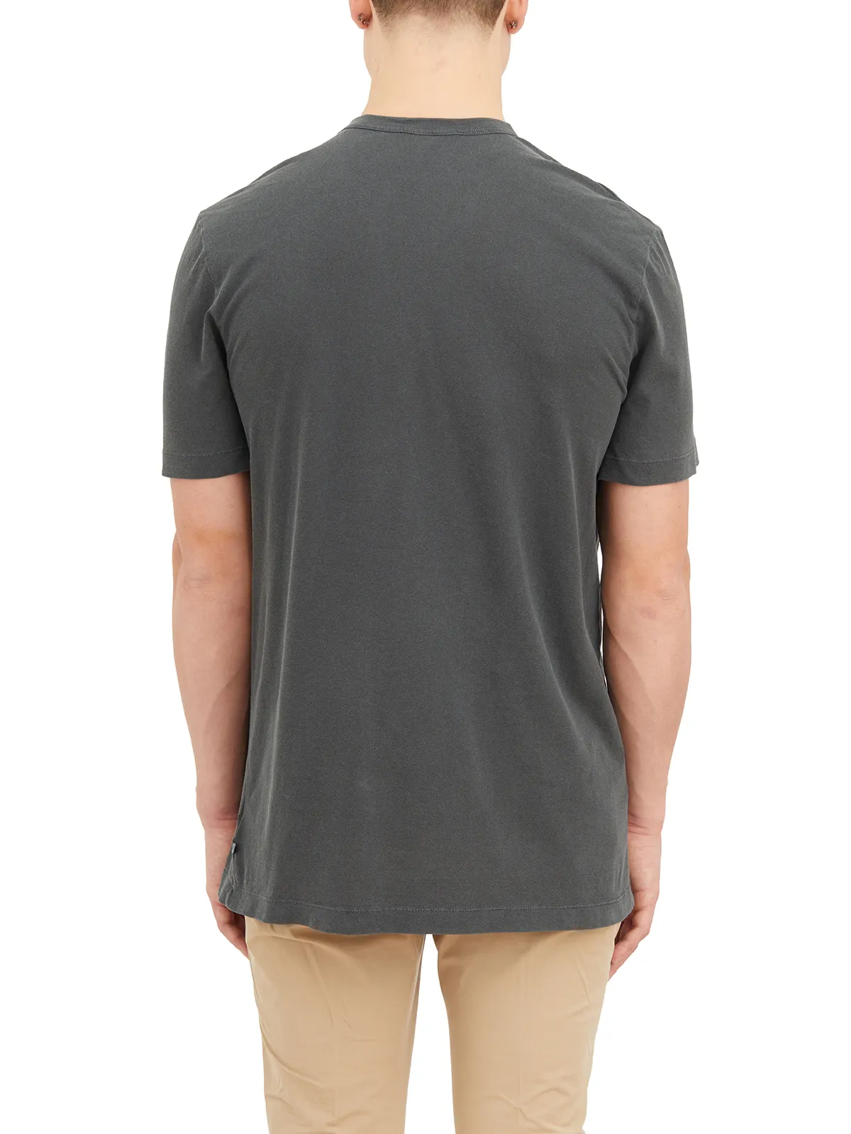JAMES PERSE  T-SHIRT GIROCOLLO IN COTONE 