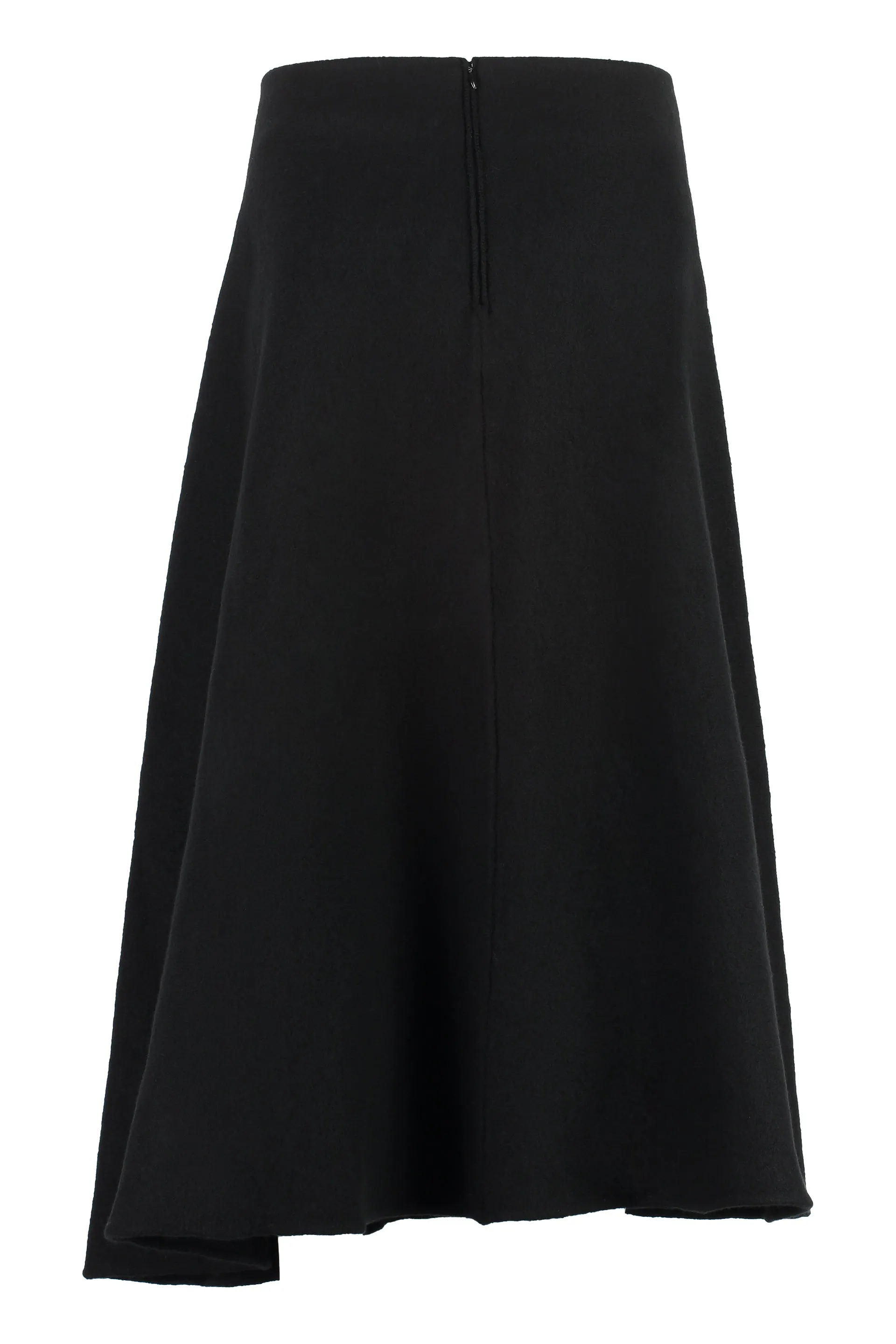 Jil Sander Gonna asimmetrica in lana