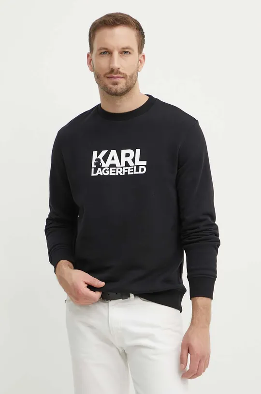 Karl Lagerfeld felpa in cotone