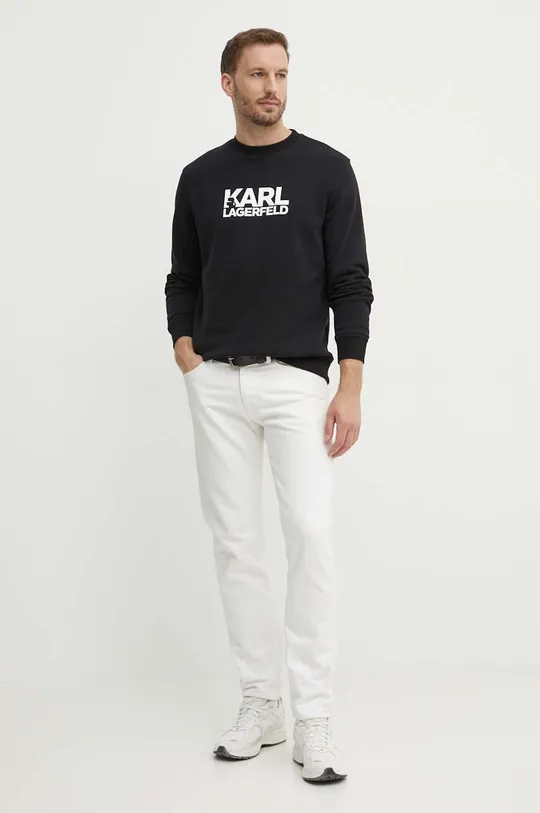 Karl Lagerfeld felpa in cotone