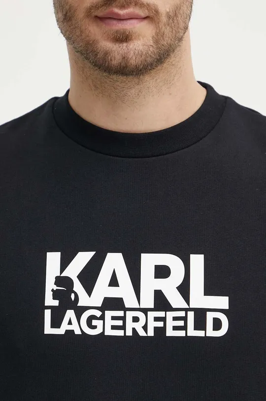 Karl Lagerfeld felpa in cotone