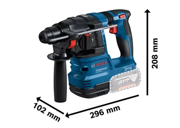 Kit di 2 utensili 18V Trapano GSB 18V-45 + Martello perforatore GBH 18V-22 + 2 batterie 4.0Ah
