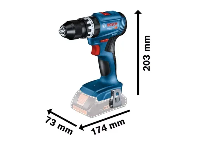 Kit di 2 utensili 18V Trapano GSB 18V-45 + Martello perforatore GBH 18V-22 + 2 batterie 4.0Ah