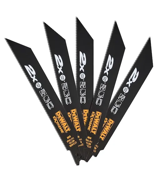 Lama per seghetto alternativo DeWALT, 14, 18 denti per pollice , 5 pezzi