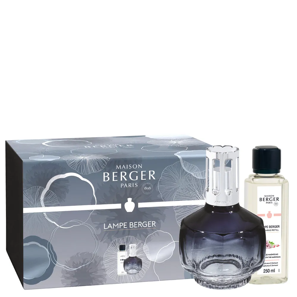 Lampe Berger - Collezione MOLECULE - BLEUE NUIT + 250ml Sous les Magnolias