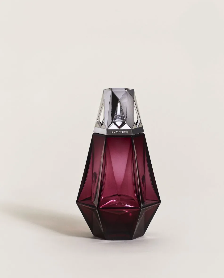 Lampe Berger - Collezione Prisme - Grenat (250ml Terre Sauvage)