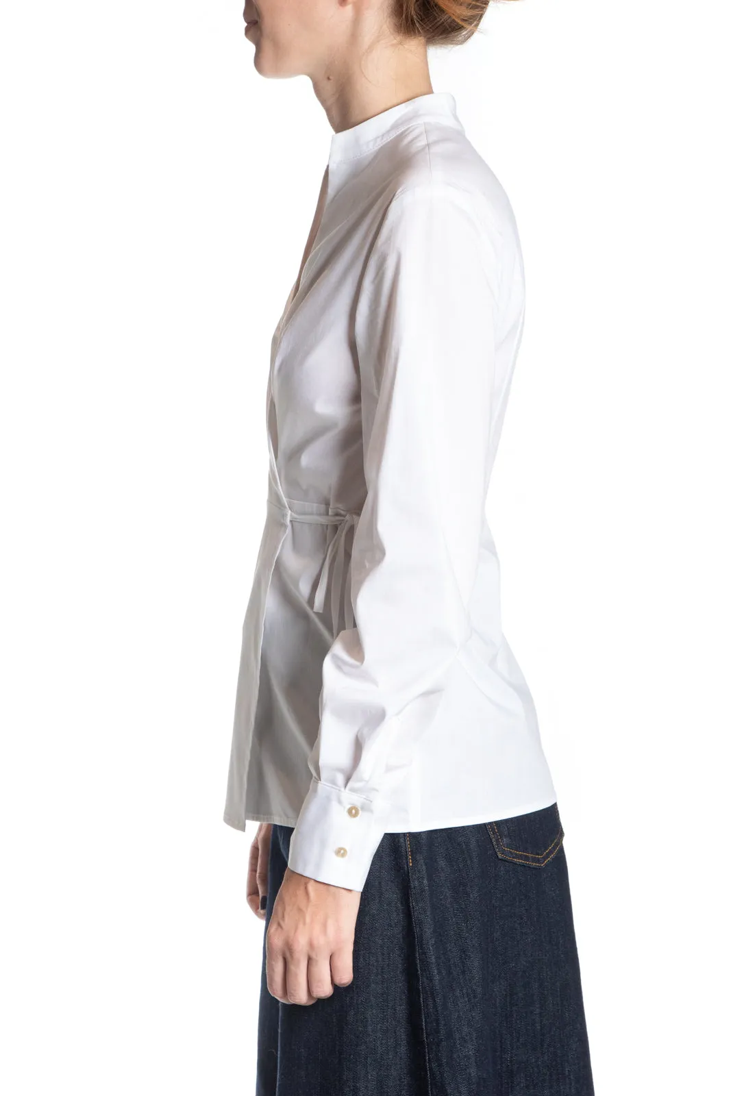 L’ARMADIO DI LUL - CAMICIA INCROCIATA COLLO ALLA COREANA