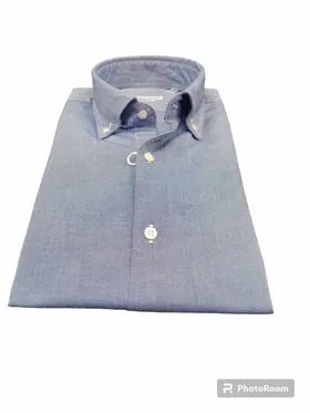 LAVORAZIONE ARTIGIANALE Camicia uomo botton down oxford OXFORD B013 C7