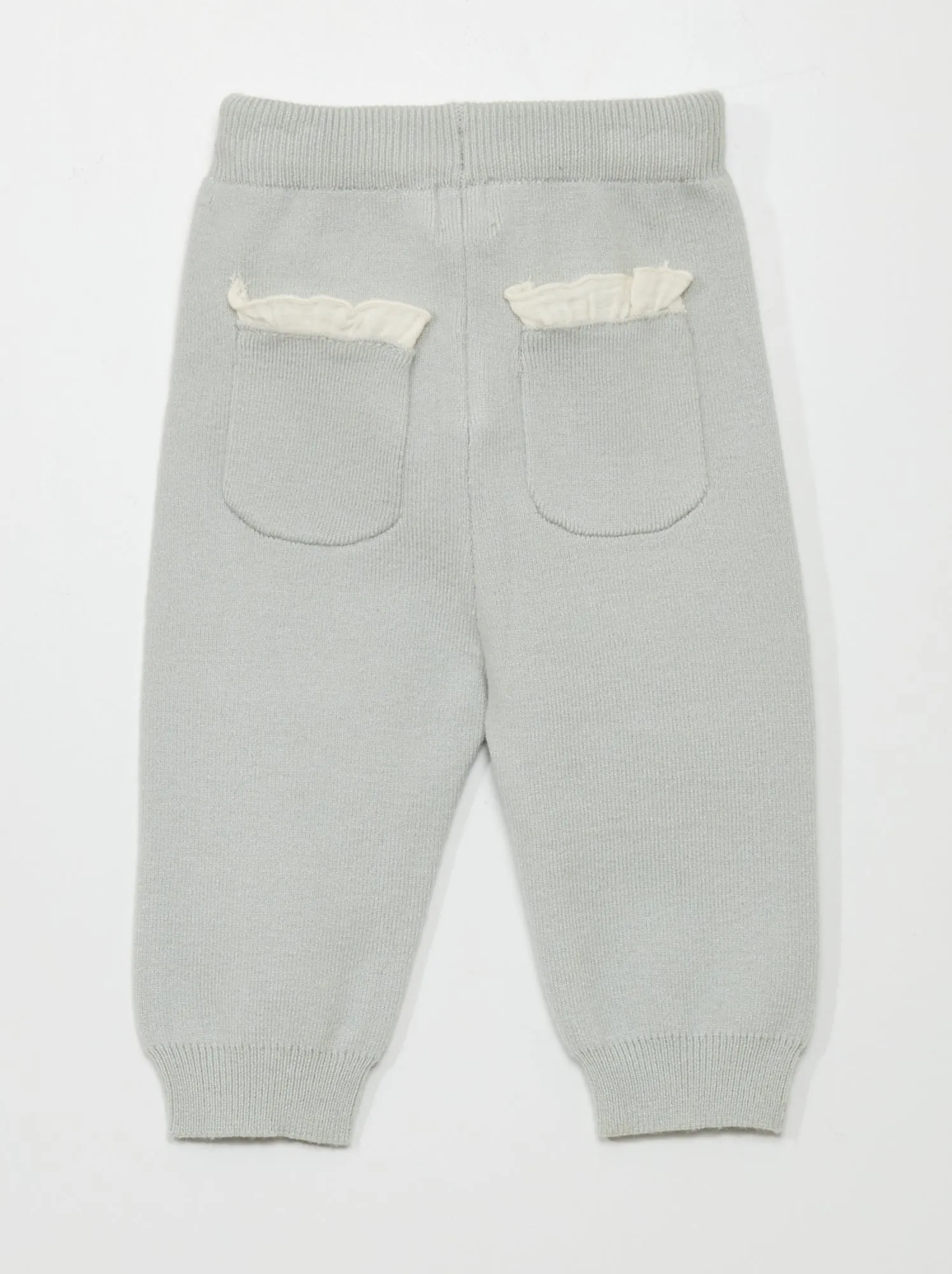 Leggings in maglia - BLU