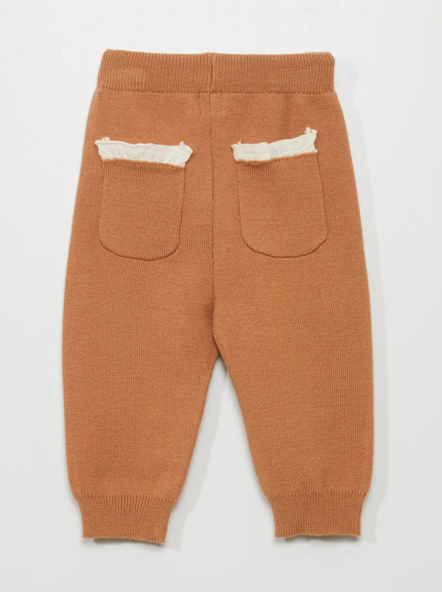Leggings in maglia - MARRONE