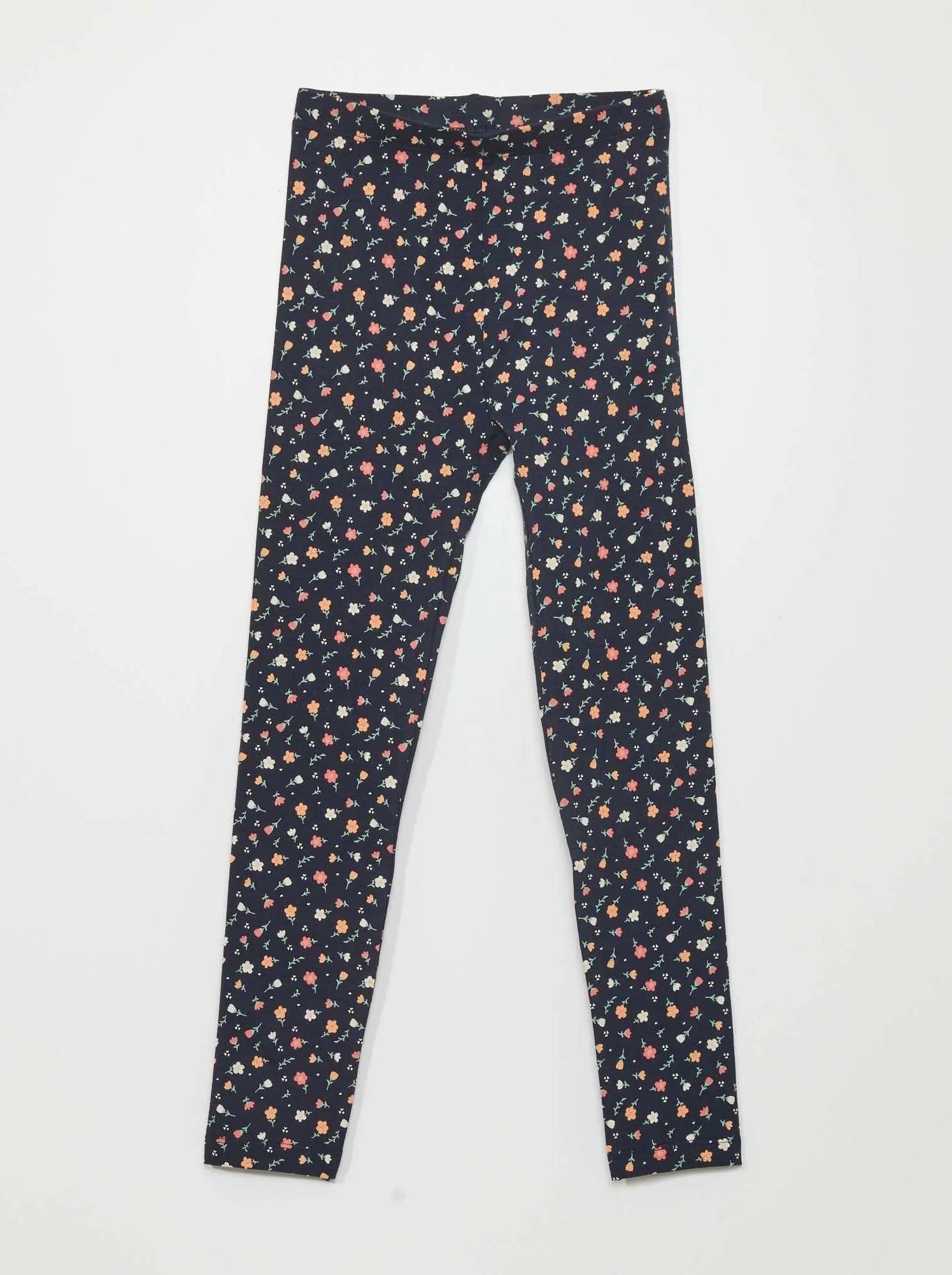 Leggings lunghi con motivo - BLU